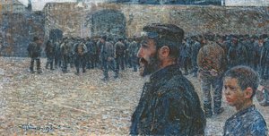 De oproep tot werk, 1893 door Plinio Nomellini